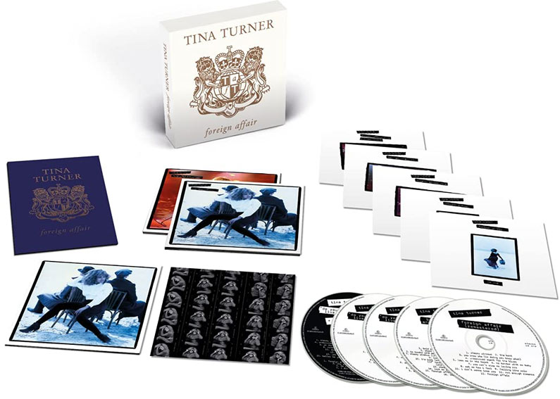 Tina Turner best of coffret 2021 4CD DVD foreign affair