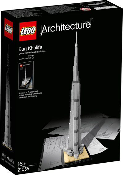 lego burj khalifa tour dubai architecture 21055