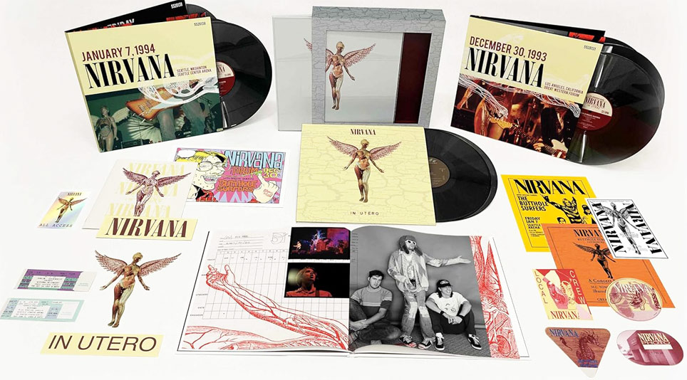 Nirvana coffret collector deluxe in utero Vinyl LP CD