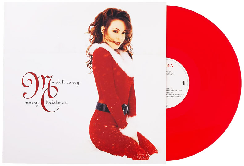 Mariah Carey Merry Christmas vinyl lp edition collector rouge red colore