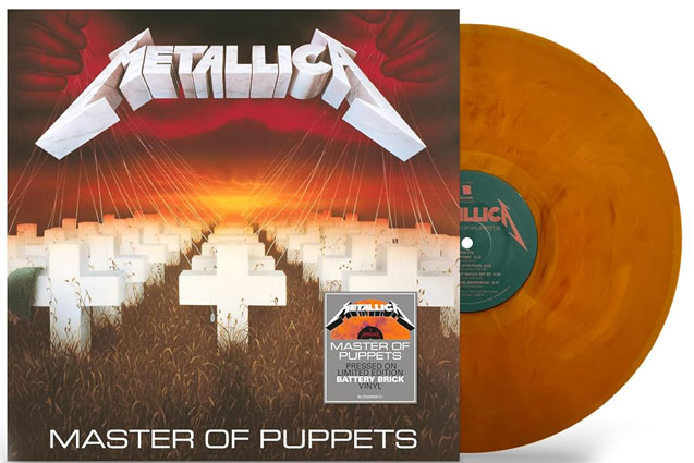 Metallica Master of puppets vinyl lp edition colore collector
