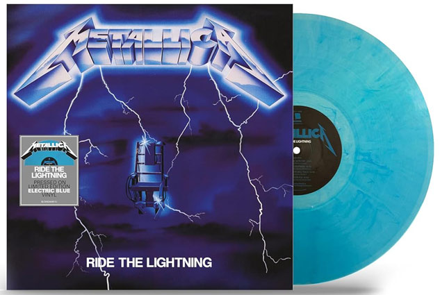 Ride the lightning metallica vinyl lp colore limited edition
