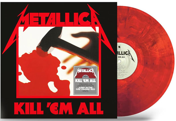 metallica kill em all vinyl lp colore edition limitee
