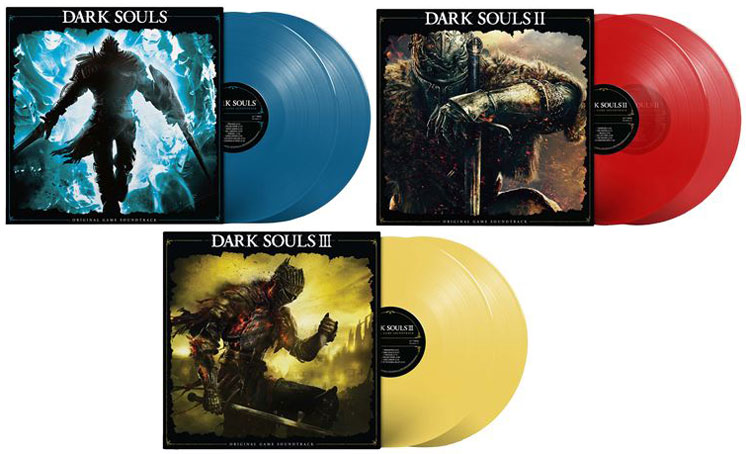 Dark souls trilogie Vinyle LP Colore edition limitee