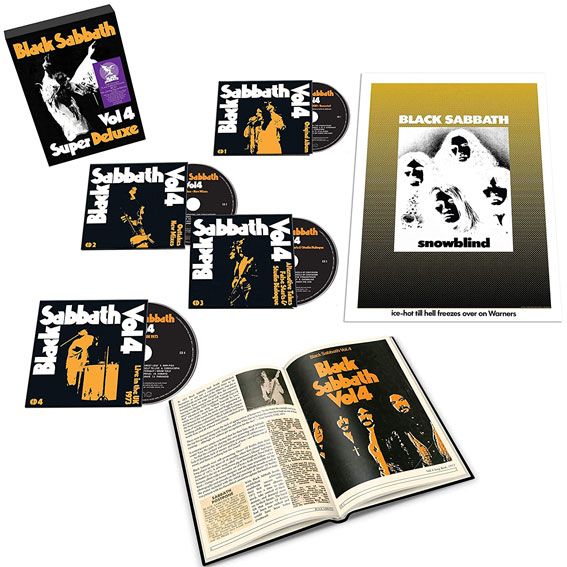 Balck Sabbath vol 4 Coffret collector Deluxe CD