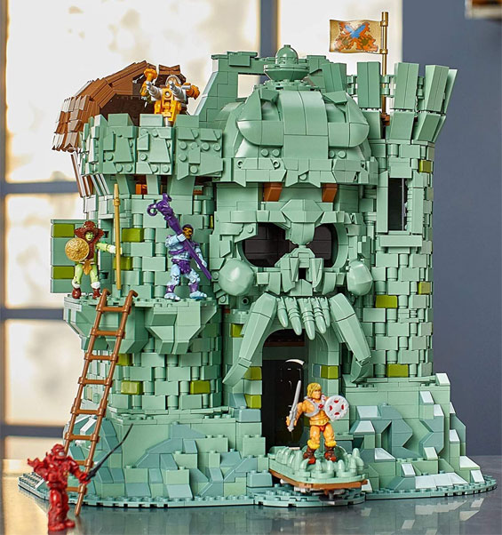 Lego mega construx musclor maitres univers master of universe chateau forteresse de Grayskull