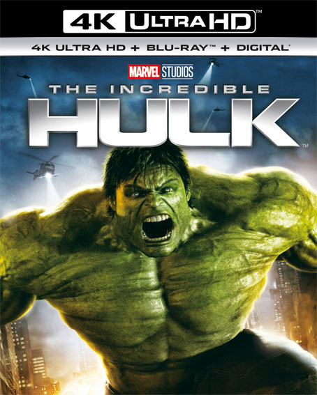 incroyable hulk Blu ray 4k ultra hd edward norton