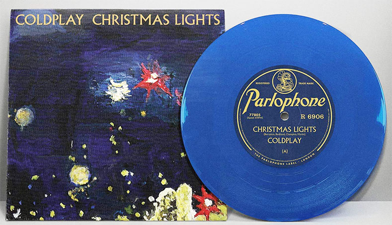 Coldplay Christmas light Single EP noel 10th anniversary Vinyl