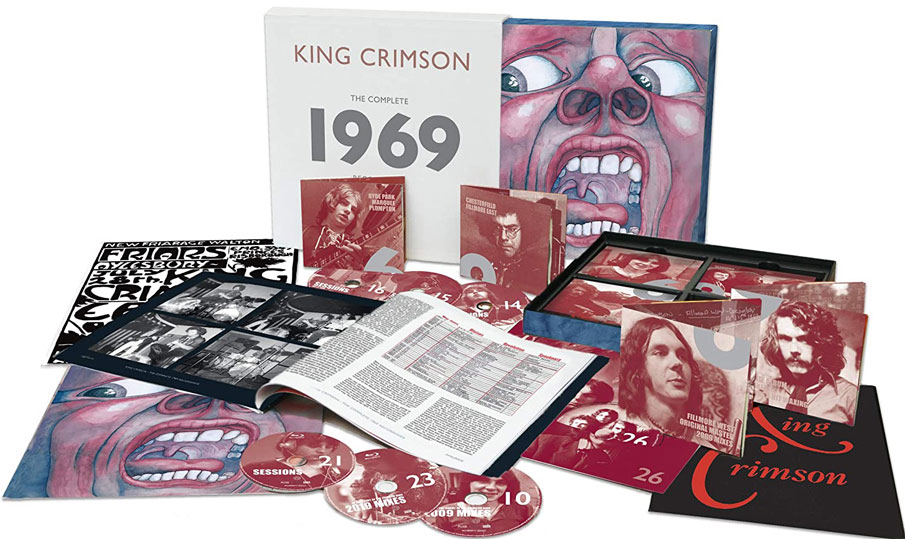 King Crimson Box set 1969 edition collector limitee complete recording