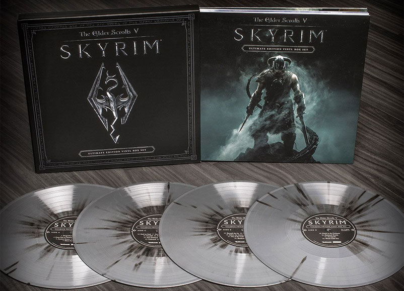 Skyrim coffret collector box vinyle LP edition limitee