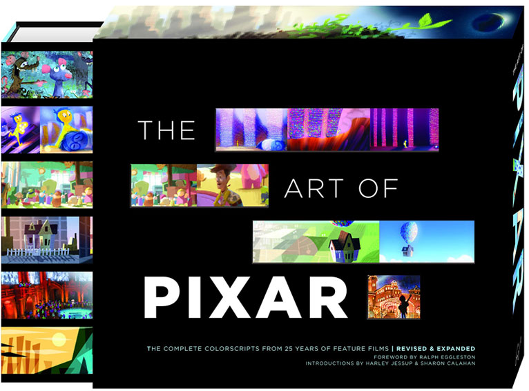 artbook pixar the art of complete colorscript 25 years 25th