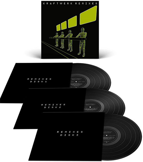 Kraftwerk remixes vinyle lp edition 3LP 2022
