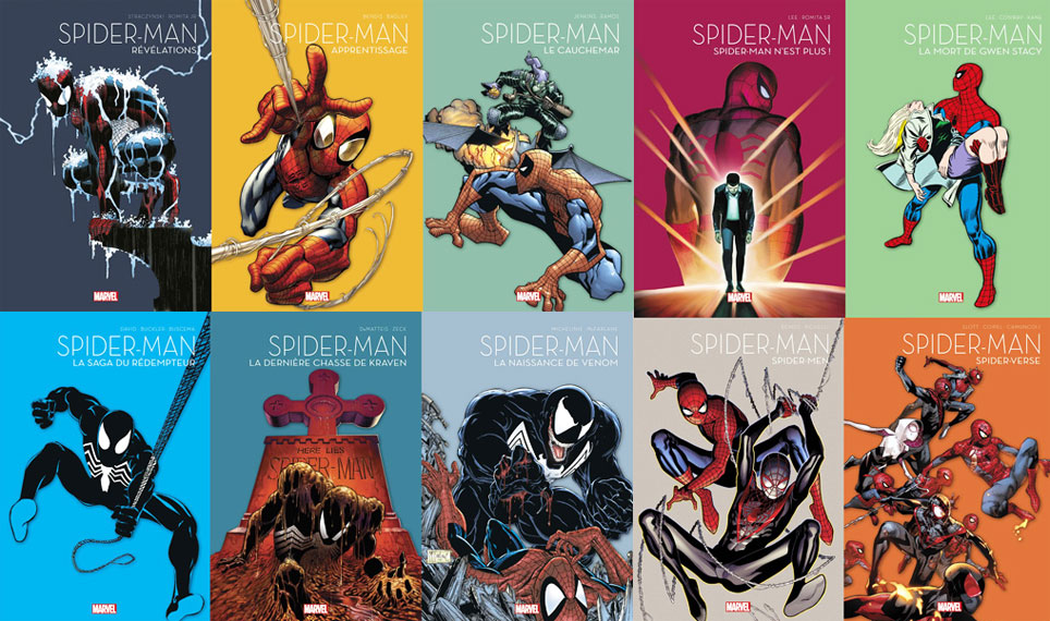 collection anniversaire comics spiderman spider man