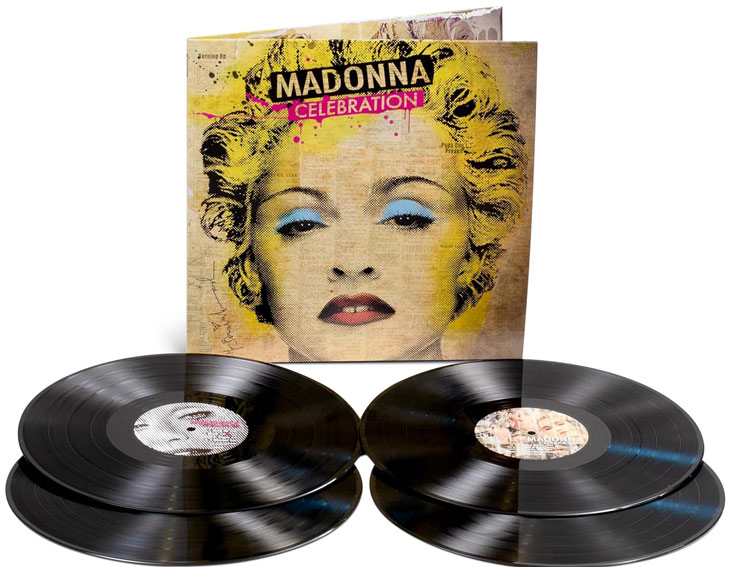 Madonna celebration edition 4 Vinyl LP 4LP complation best of 2024