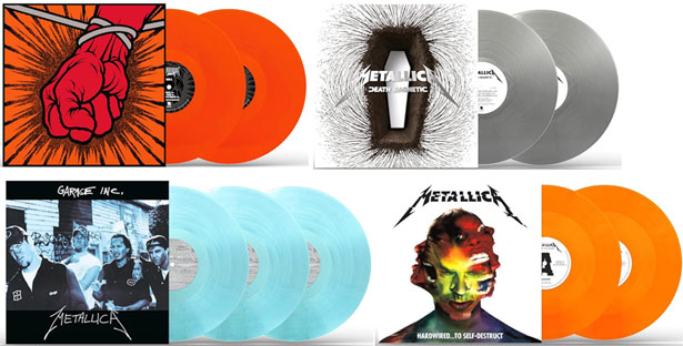 metallica album vinyl lp colore 2024 edition limitee heavy metal