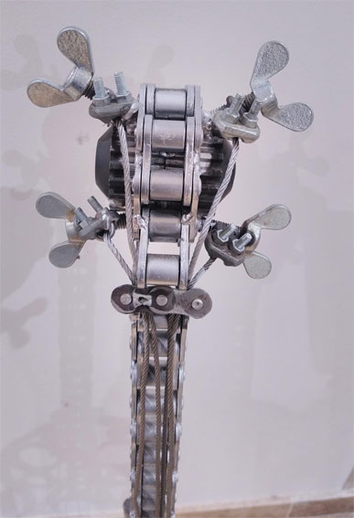 replique guitar metal steel art