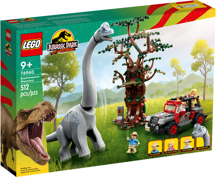 Lego brachiosaure jurassic park 30th anniversary 76960