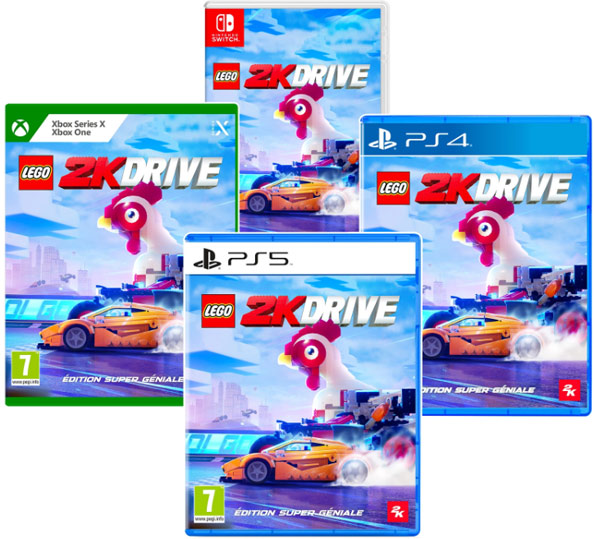 Lego 2K drive jeu video ps5 ps4 xbox nintendo switch voiture lego collector edition super geniale