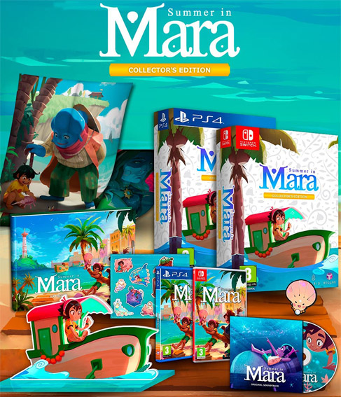 Summer in mara edition collector coffret Nintendo Switch PS4