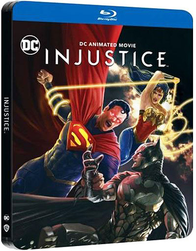 Steelbook anime DC injustice bluray dvd 4k