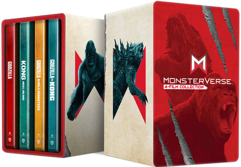 Coffret Steelbook Blu ray 4k Kong Godzilla 2021