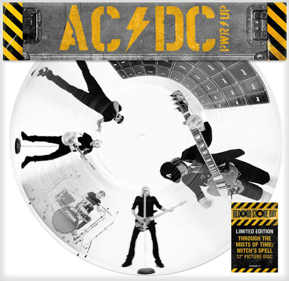 ACDC single vinyl picture disc Through The Mists