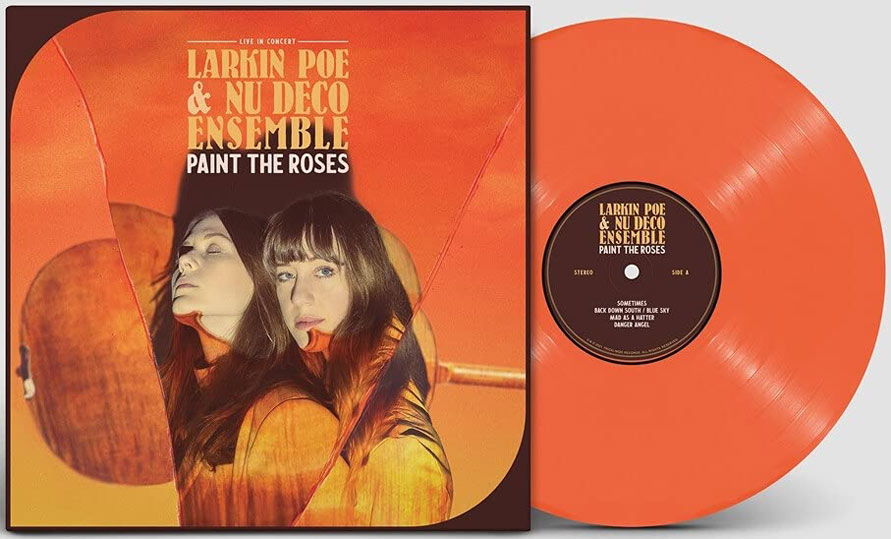 Larkin Poe nouvel album Paint The Roses Live in Concert nu deco ensemble Vinyle LP