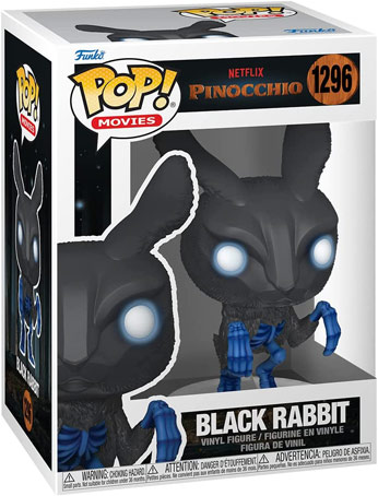 figurine funko pop Pinocchio Netflix Black Rabbit