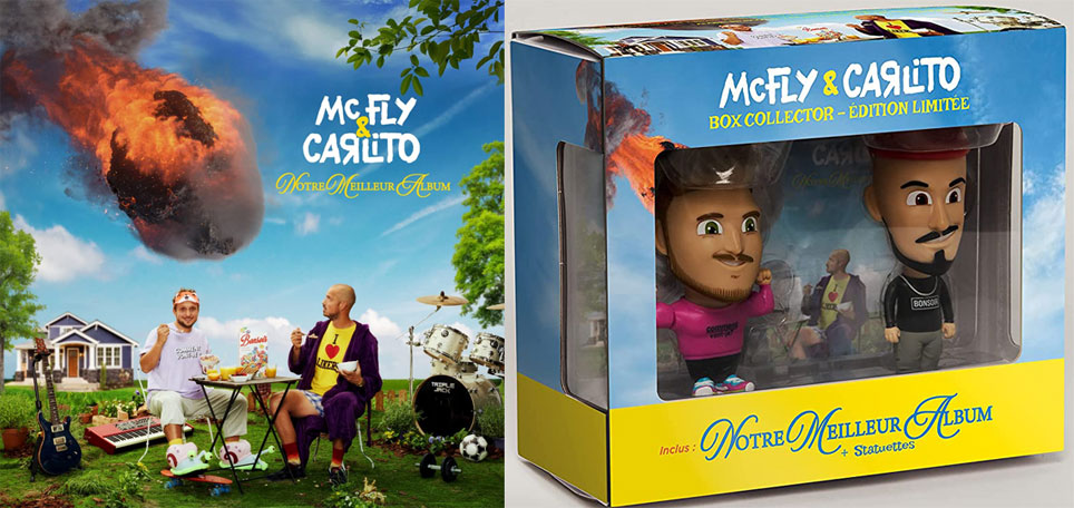 mc fly carlito nouvel album coffret collector figurine statuette ticket or