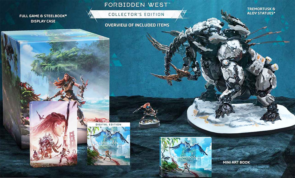 horizon forbidden west 2021 coffret collector box PS5 PS4