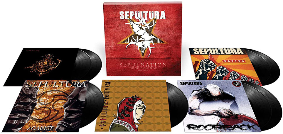 Sepultura coffret box collector studio albums collection 1998 2009