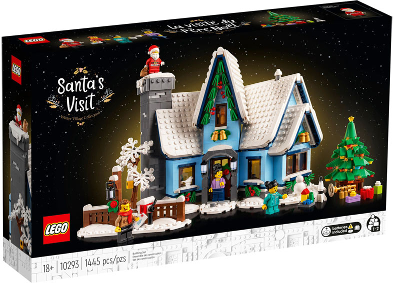 Lego 10293 santa visit visite du pere noel collection village noel 2021