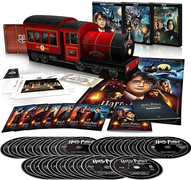 integrale collector harry potter train poudlard express Blu ray 4K Ultra HD