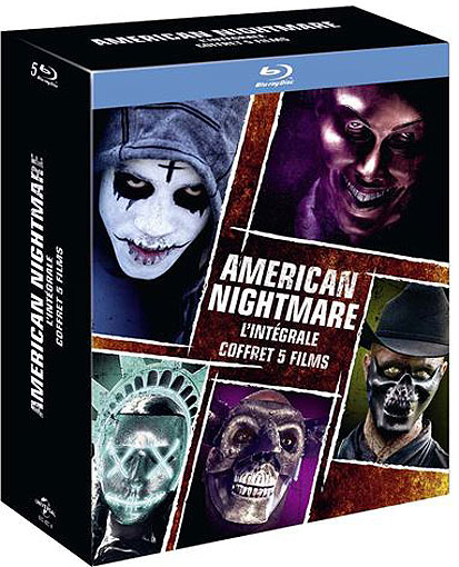 coffret integrale Bluray DVD american nightmare the purge