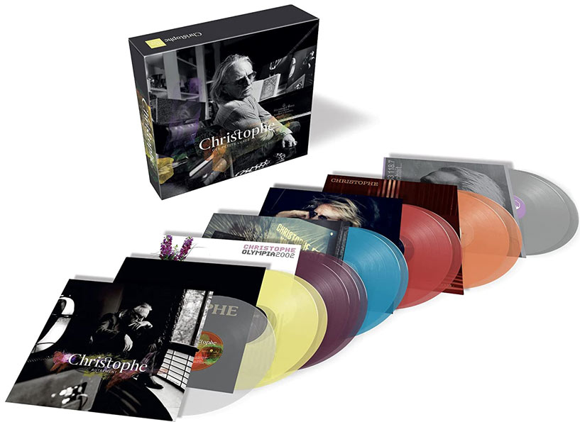 Christophe coffret collector Vinyle LP ces petits luxes edition Deluxe limitee 14LP