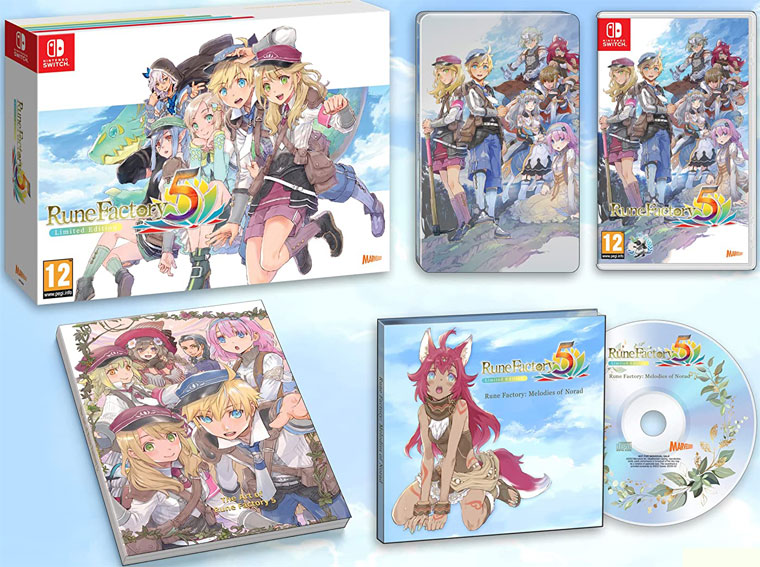 Rune factory 5 coffret collector edition limitee nintendo Switch