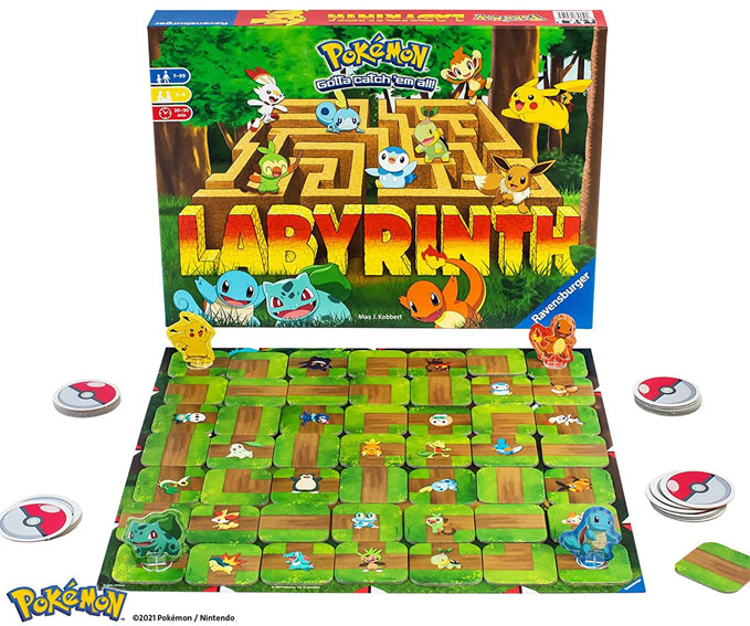 jeu plateau Labyrinthe Pokemon edition