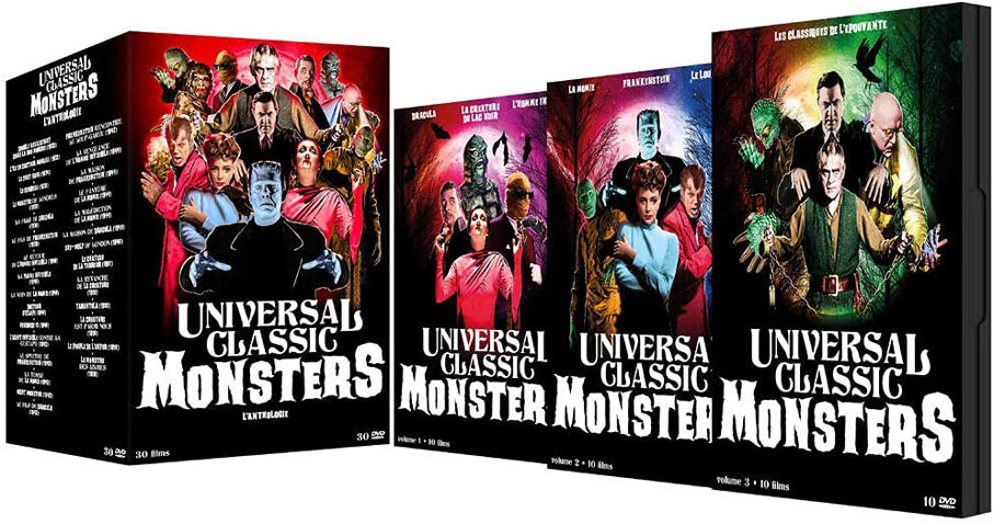 universal classique monster coffret collector 30 films DVD