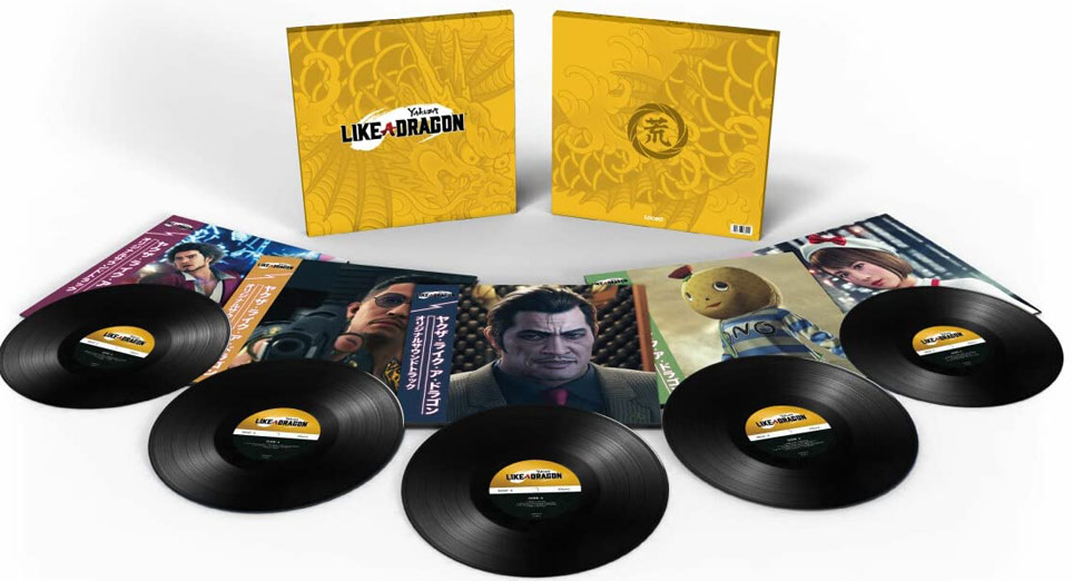 Yakuza like dragon coffret box collector Vinyl Lp 5LP