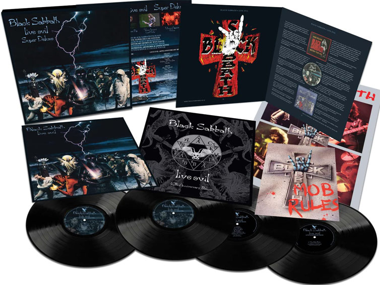 Black sabbath coffret live evil collector box deluxe 4LP Vinyl edition