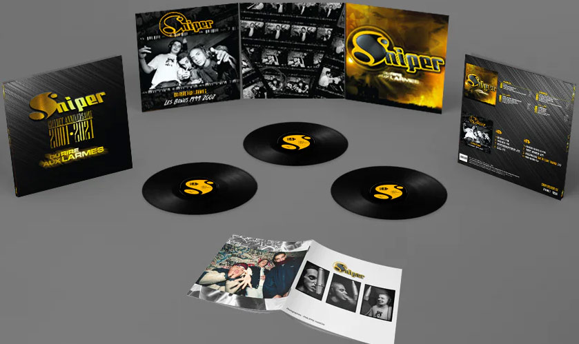 sniper 20 anniversaire rire aux larmes vinyle 3LP edition collector 2023
