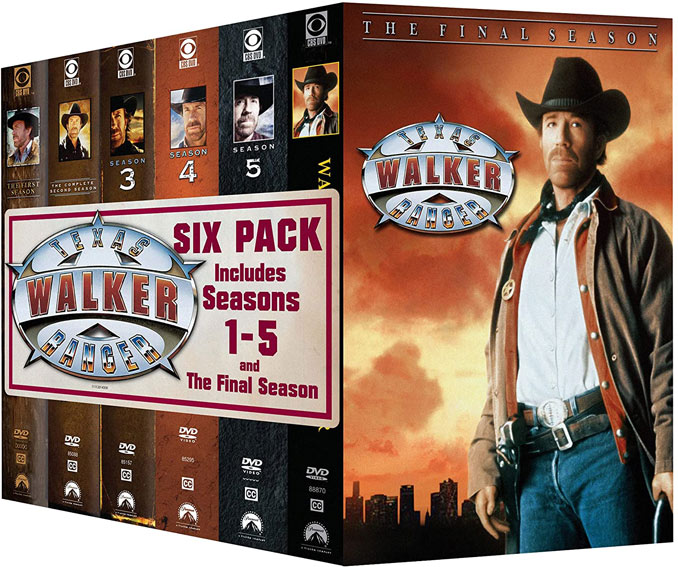 Walker Texas Ranger coffret integrale serie saison 1 a 6 DVD edition 2021