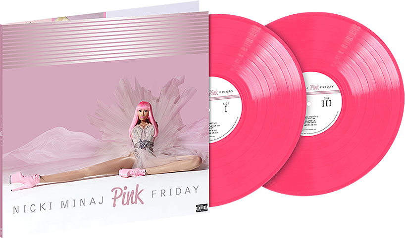 Nicky minaj pink friday collector edition vinyle lp 2lp