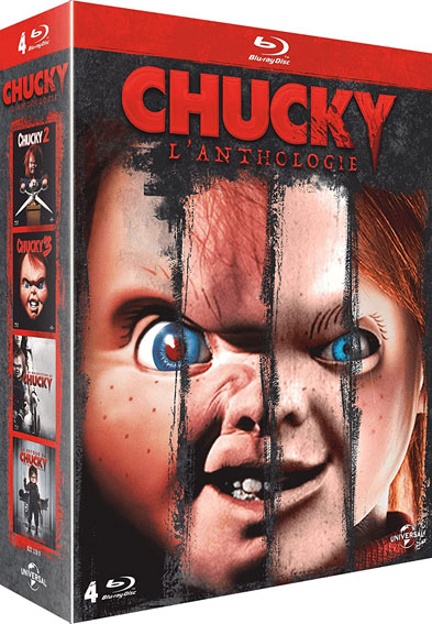 Coffret integrale Chucky Blu ray DVD