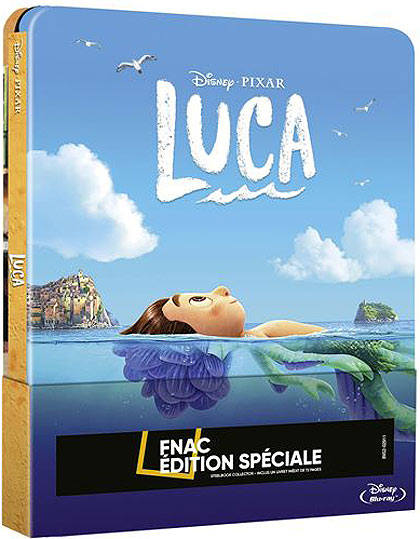 Luca disney pixar steelbook Blu ray edition collector