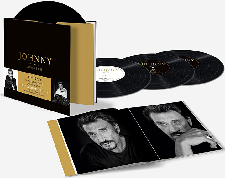 Coffret johnny acte 1 et 2 edition collector limitee numerotee 4 vinyles lp