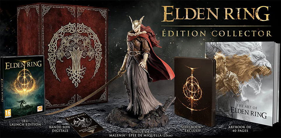 Elden Ring coffret collector pc ps5 ps4 xbox edition limitee
