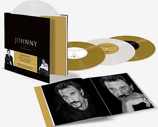 coffret johnny hallyday acte 1 2 edition vinyle 3lp or blanc 2021