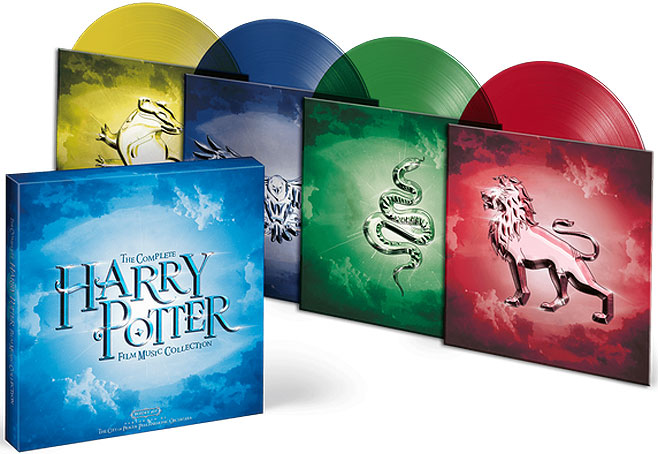 complete harry potter film music collection vinyle lp 4lp edition colore