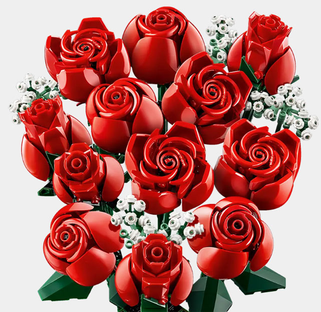 Lego 10328 rose bouquet fleur